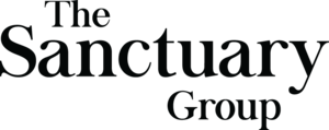 The sanctuary group   logo   black
